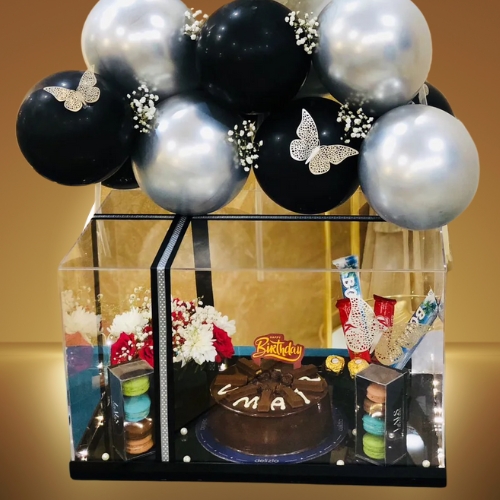 Acrylic Bloom with Treat Box