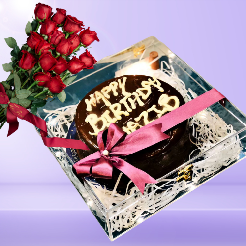 Acrylic Delight with Fairy Lights