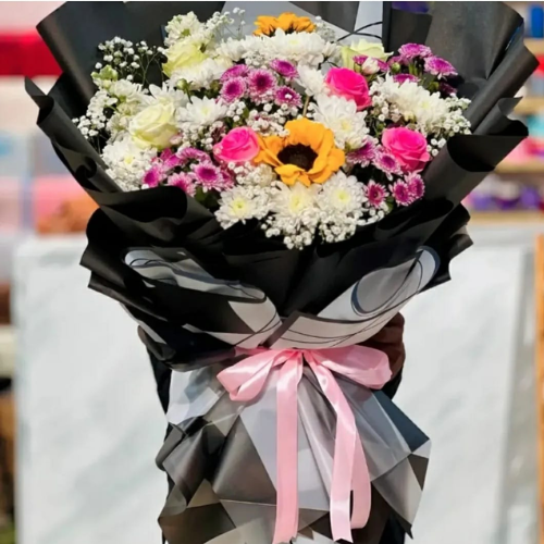 Colorful Bloom Celebration Bouquet