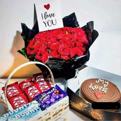 Rose Choco Cake Delight