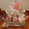 Snack & Bloom Gift Basket